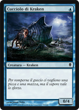 050 / 249 Cucciolo di Kraken comune (IT) -NEAR MINT-