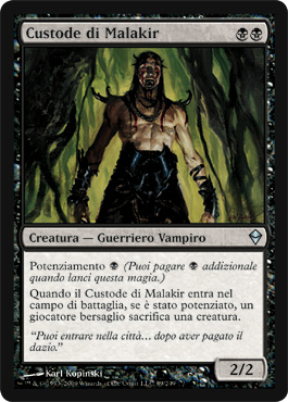 089 / 249 Custode di Malakir non comune (IT) -NEAR MINT-