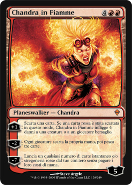 120 / 249 Chandra in Fiamme rara mitica (IT) -NEAR MINT-