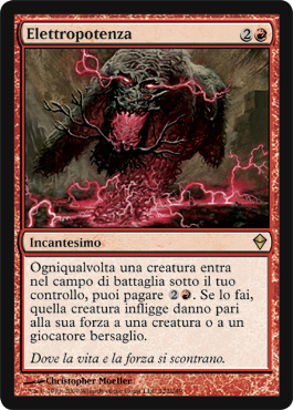 122 / 249 Elettropotenza rara (IT) -NEAR MINT-