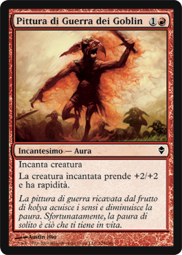 129 / 249 Pittura di Guerra dei Goblin comune (IT) -NEAR MINT-