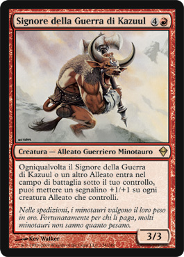 134 / 249 Signore della Guerra di Kazuul rara (IT) -NEAR MINT-