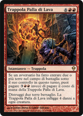135 / 249 Trappola Palla di Lava rara (IT) -NEAR MINT-
