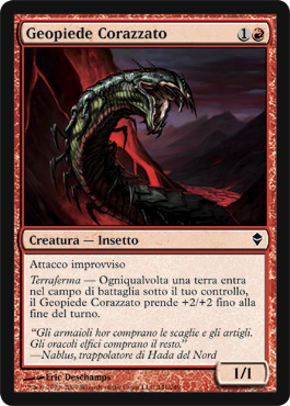 141 / 249 Geopiede Corazzato comune (IT) -NEAR MINT-