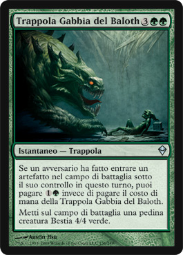 156 / 249 Trappola Gabbia del Baloth non comune (IT) -NEAR MINT-