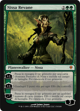 170 / 249 Nissa Revane rara mitica (IT) -NEAR MINT-