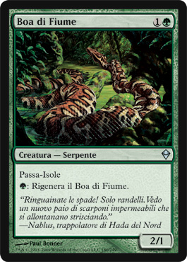 180 / 249 Boa di Fiume non comune (IT) -NEAR MINT-