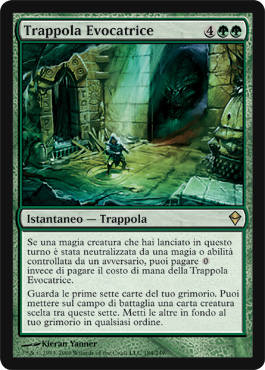 184 / 249 Trappola Evocatrice rara (IT) -NEAR MINT-