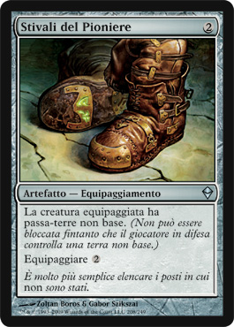 208 / 249 Stivali del Pioniere non comune (IT) -NEAR MINT-