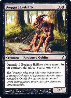 109 / 301 Boggart Esiliato comune (IT) -NEAR MINT-