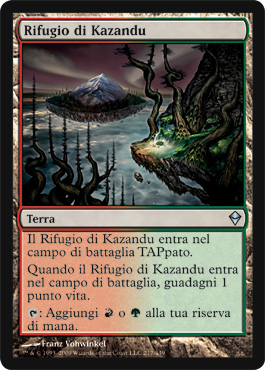 217 / 249 Rifugio di Kazandu non comune (IT) -NEAR MINT-