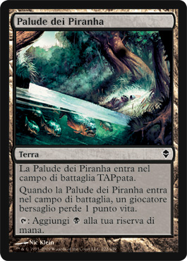 222 / 249 Palude dei Piranha comune (IT) -NEAR MINT-