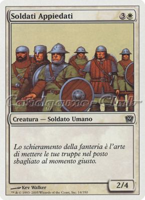 014 / 350 Soldati Appiedati comune (IT) -NEAR MINT-