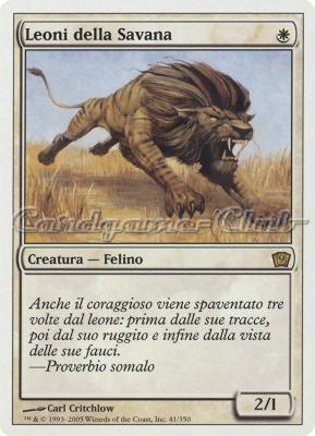 041 / 350 Leoni della Savana rara (IT) -NEAR MINT-