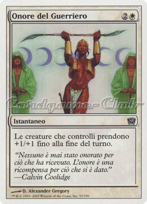 053 / 350 Onore del Guerriero comune (IT) -NEAR MINT-