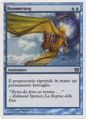 066 / 350 Boomerang comune (IT) -NEAR MINT-