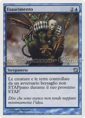 076 / 350 Esaurimento non comune (IT) -NEAR MINT-