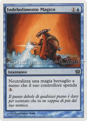 086 / 350 Indebolimento Magico comune (IT) -NEAR MINT-