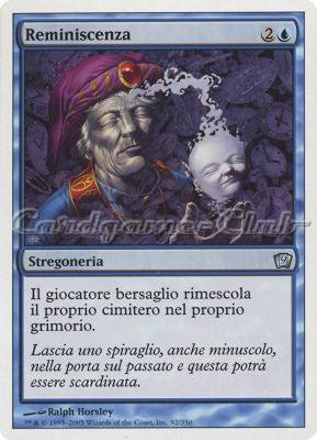 092 / 350 Reminiscenza non comune (IT) -NEAR MINT-