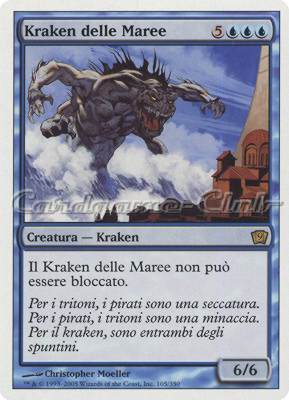 105 / 350 Kraken delle Maree rara (IT) -NEAR MINT-