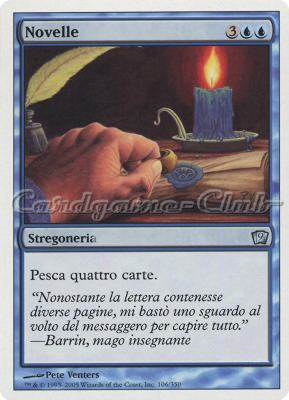 106 / 350 Novelle non comune (IT) -NEAR MINT-