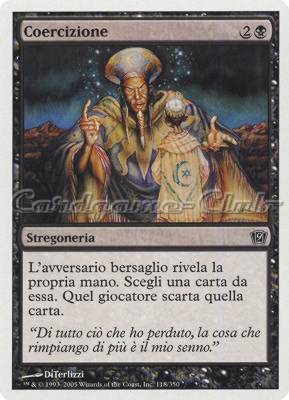 118 / 350 Coercizione comune (IT) -NEAR MINT-