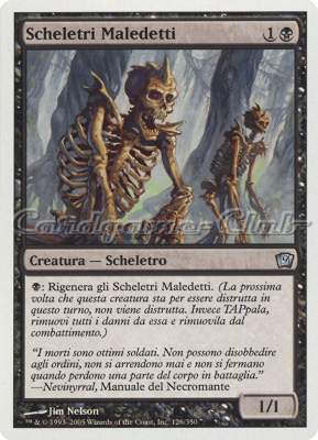 126 / 350 Scheletri Maledetti non comune (IT) -NEAR MINT-