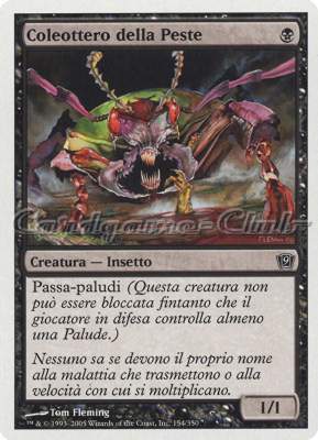 154 / 350 Coleottero della Peste comune (IT) -NEAR MINT-