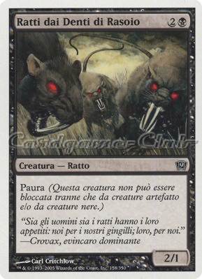 158 / 350 Ratti dai Denti di Rasoio comune (IT) -NEAR MINT-
