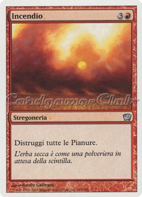 183 / 350 Incendio non comune (IT) -NEAR MINT-