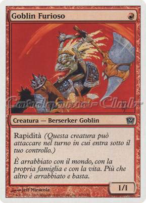 209 / 350 Goblin Furioso comune (IT) -NEAR MINT-