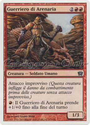 215 / 350 Guerriero di Arenaria comune (IT) -NEAR MINT-