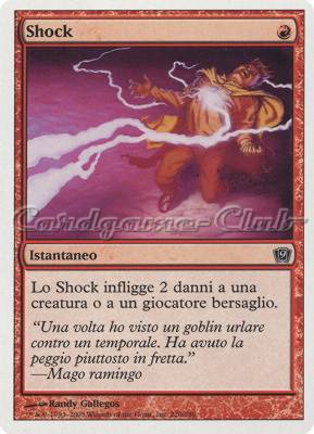 220 / 350 Shock comune (IT) -NEAR MINT-