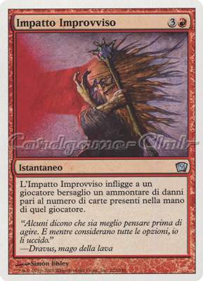 222 / 350 Impatto Improvviso non comune (IT) -NEAR MINT-