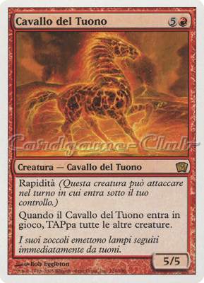 224 / 350 Cavallo del Tuono rara (IT) -NEAR MINT-