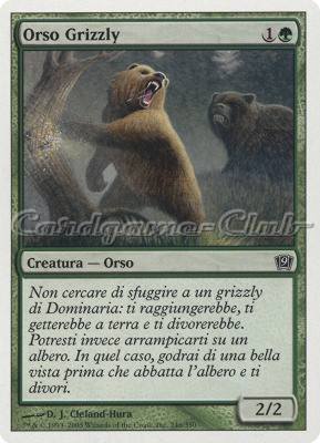 246 / 350 Orso Grizzly comune (IT) -NEAR MINT-