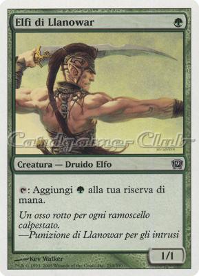 253 / 350 Elfi di Llanowar comune (IT) -NEAR MINT-