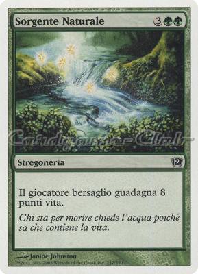 257 / 350 Sorgente Naturale comune (IT) -NEAR MINT-