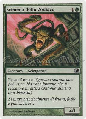 285 / 350 Scimmia dello Zodiaco comune (IT) -NEAR MINT-