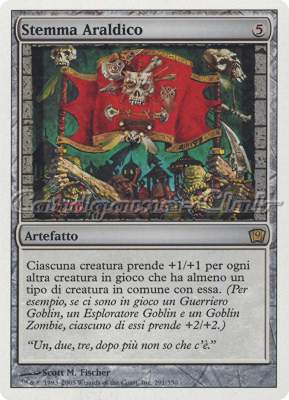 291 / 350 Stemma Araldico rara (IT) -NEAR MINT-