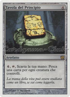308 / 350 Tavola del Principio rara (IT) -NEAR MINT-