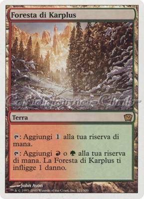 321 / 350 Foresta di Karplus rara (IT) -NEAR MINT-