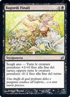 113 / 301 Bagordi Finali non comune (IT) -NEAR MINT-