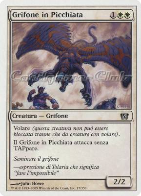 017 / 350 Grifone in Picchiata comune (IT) -NEAR MINT-