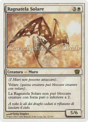 052 / 350 Ragnatela Solare rara (IT) -NEAR MINT-