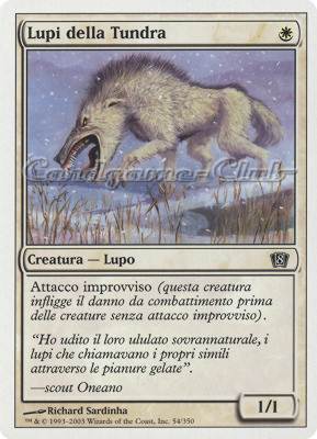 054 / 350 Lupi della Tundra comune (IT) -NEAR MINT-