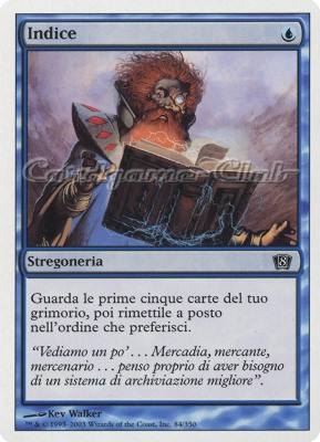 084 / 350 Indice comune (IT) -NEAR MINT-