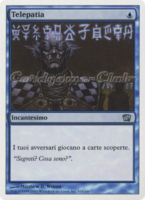 105 / 350 Telepatia non comune (IT) -NEAR MINT-