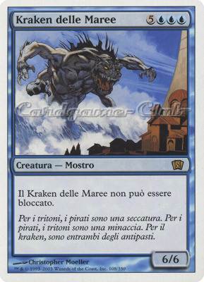 108 / 350 Kraken delle Maree rara (IT) -NEAR MINT-