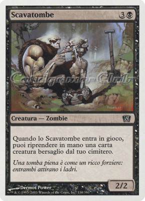 138 / 350 Scavatombe comune (IT) -NEAR MINT-